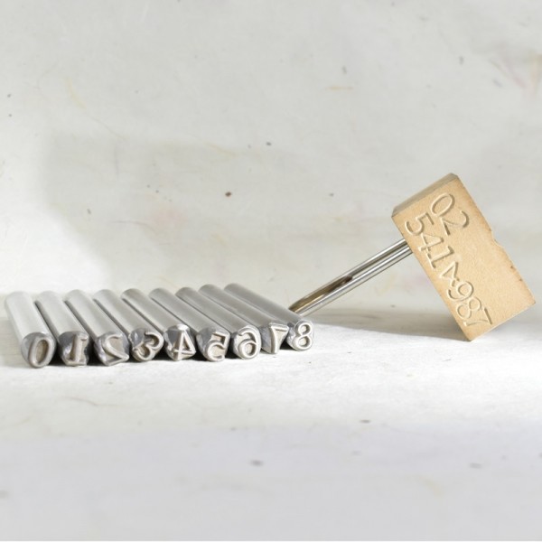 인감도장 전문 상신당,강철 스탬프 도장(10mm,숫자세트)